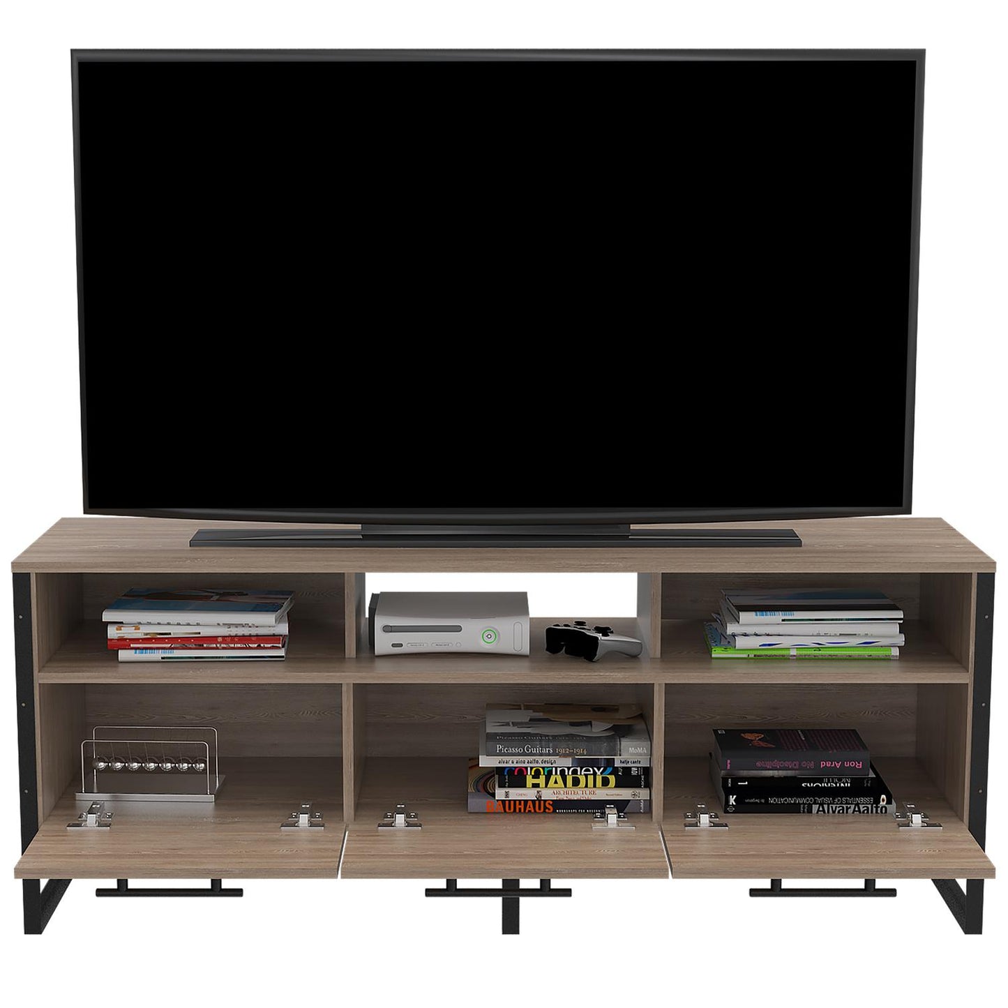 Mueble para TV Color Miel Modelo Magnum 139.5 cm Largo