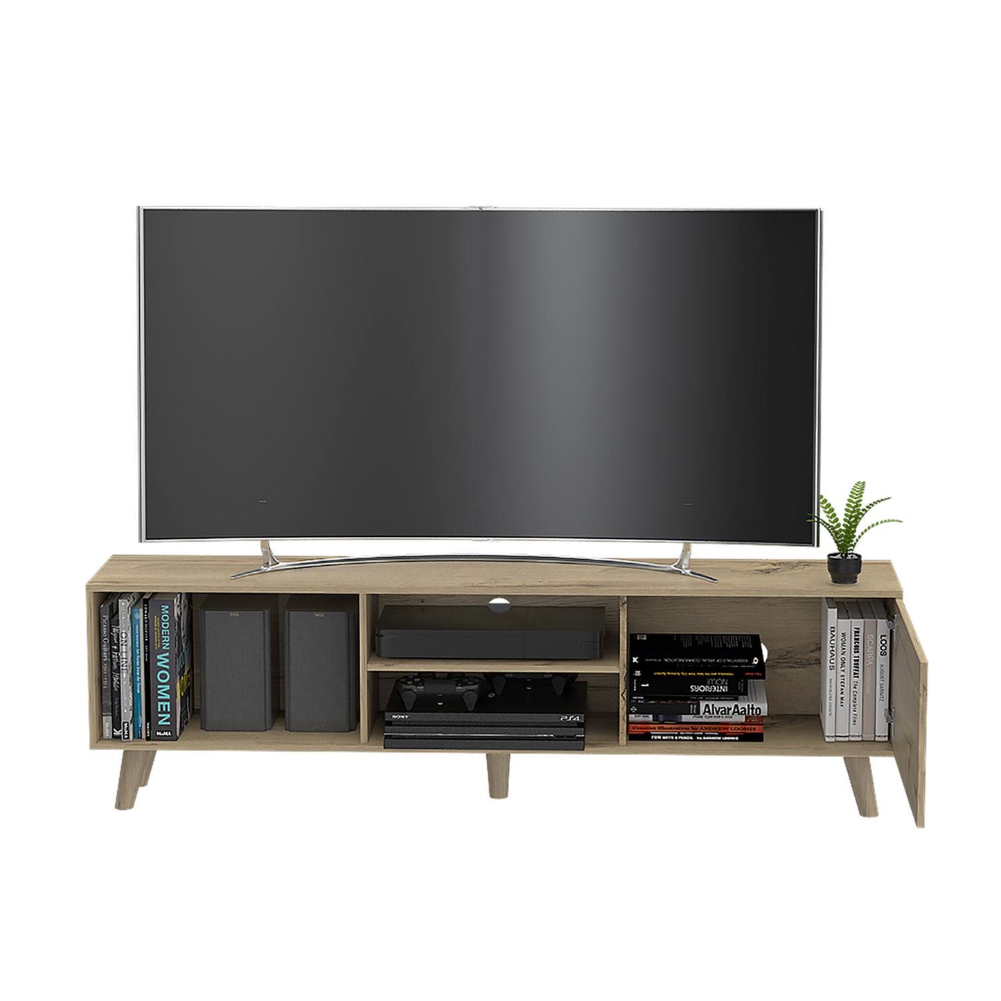 Mueble para TV Color Duna Modelo Cincinnati 180 cm Largo