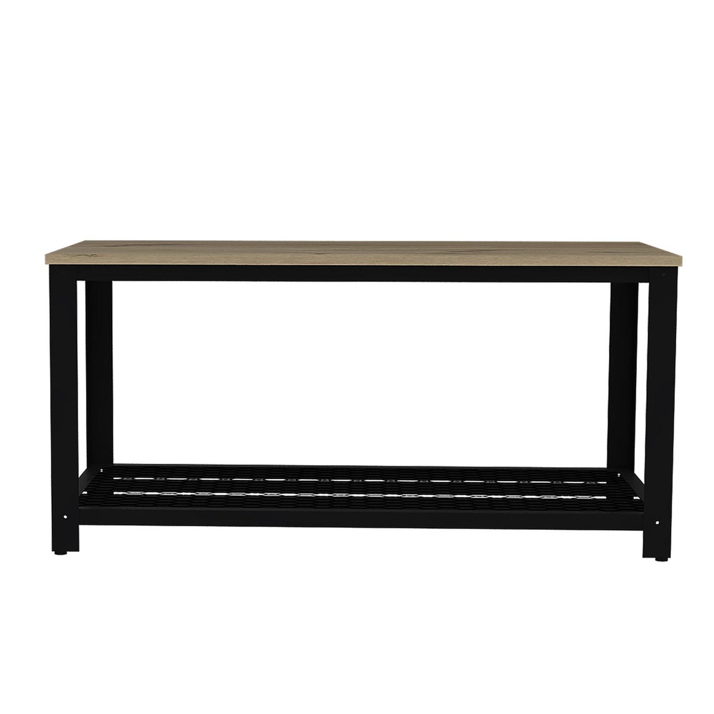 Mesa de Centro Color Duna con Negro Modelo Ferrato 165 cm Largo