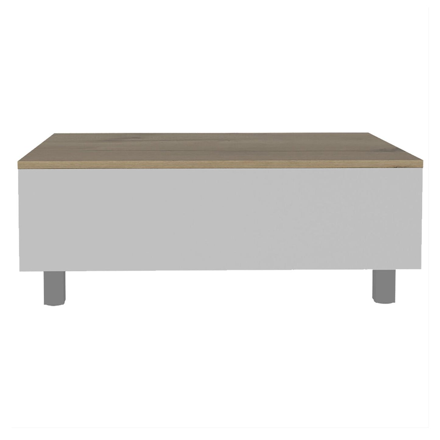 Mesa de Centro Extendible Color Blanco con Duna Modelo Gambia