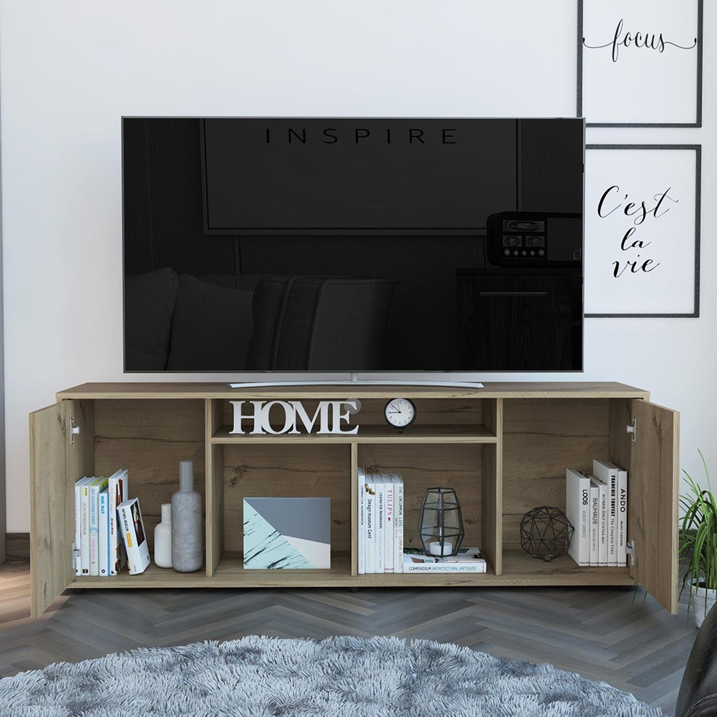 Mueble para TV Color Duna Prana 150 cm Largo